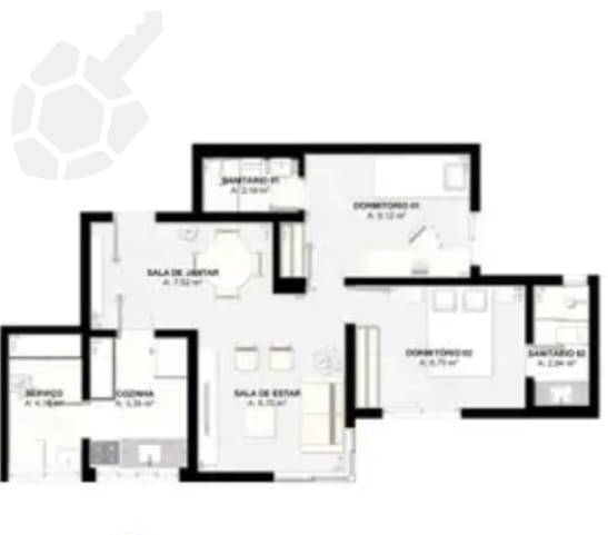 Apartamento à venda com 2 quartos, 62m² - Foto 17